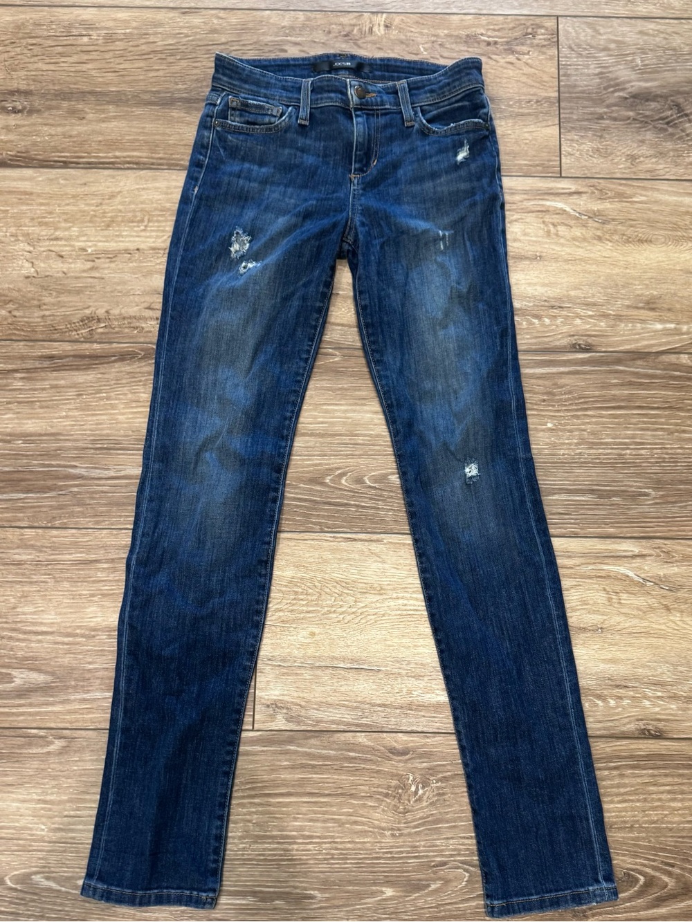 Joe's Jeans Indigo Skinny with Distressed Detail